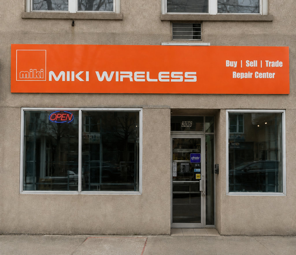 Miki Wireless storefront at 306 St. Paul Street East in downtown St. Catharines